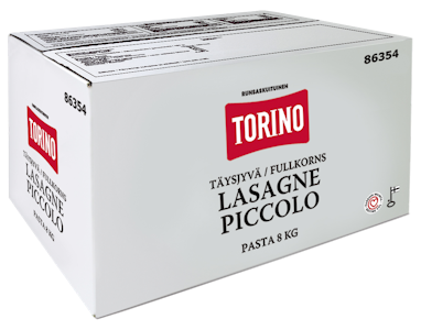 Torino täysjyvä lasagne piccolo pasta 8kg