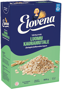 Elovena luomu täysjyväkaurahiutale 900 g