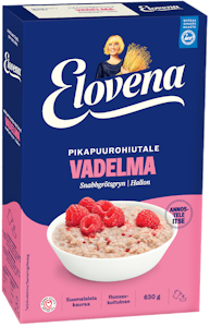 Elovena pikapuuro 630g vadelma