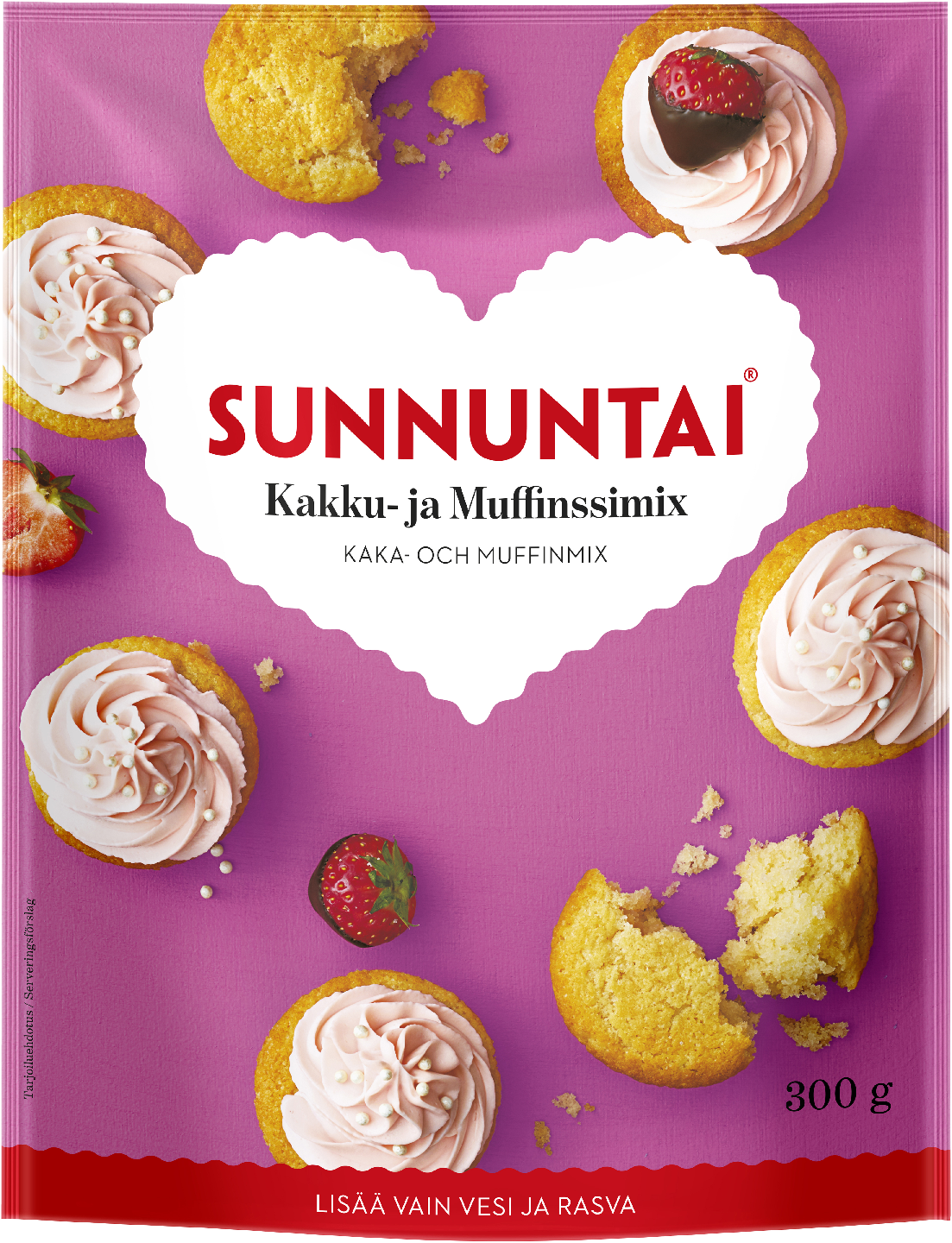 Sunnuntai kakku- ja muffinssimix 300g