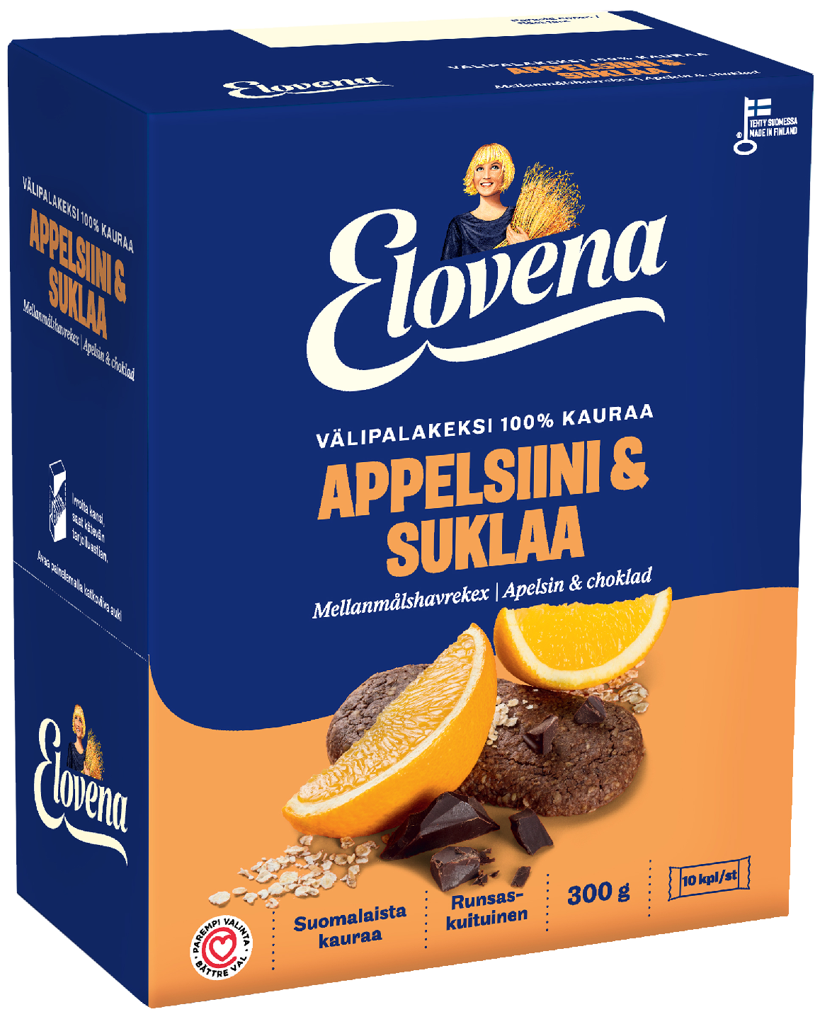 Elovena 100%-kauraa keks 10x30g app-sukl