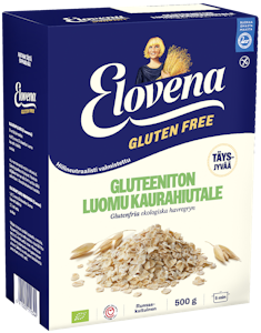 Elovena Gluteeniton Luomu kaurahiutale 500g