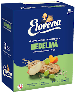 Elovena välipalakeksi 10x30g kaura hedelmä