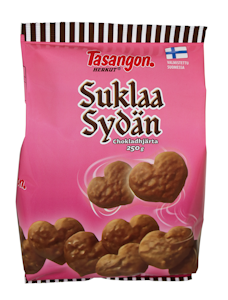 Tasangon Herkut suklaasydän 144x250g PUOLILAVA