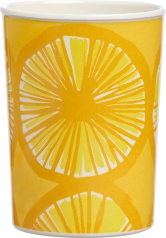 Appelsiini Picnic muki 2,5 dl keltainen