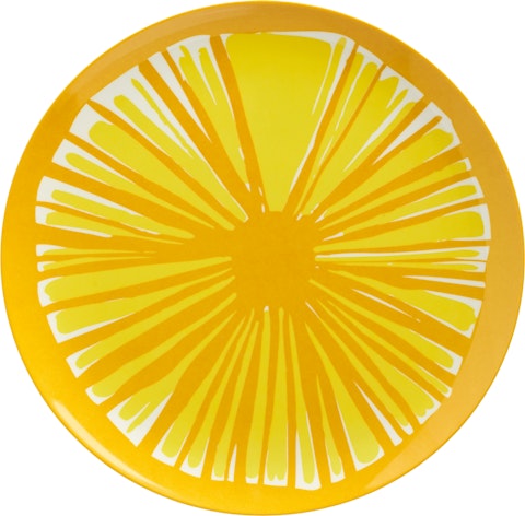 Appelsiini Picnic lautanen 21,5 cm keltainen