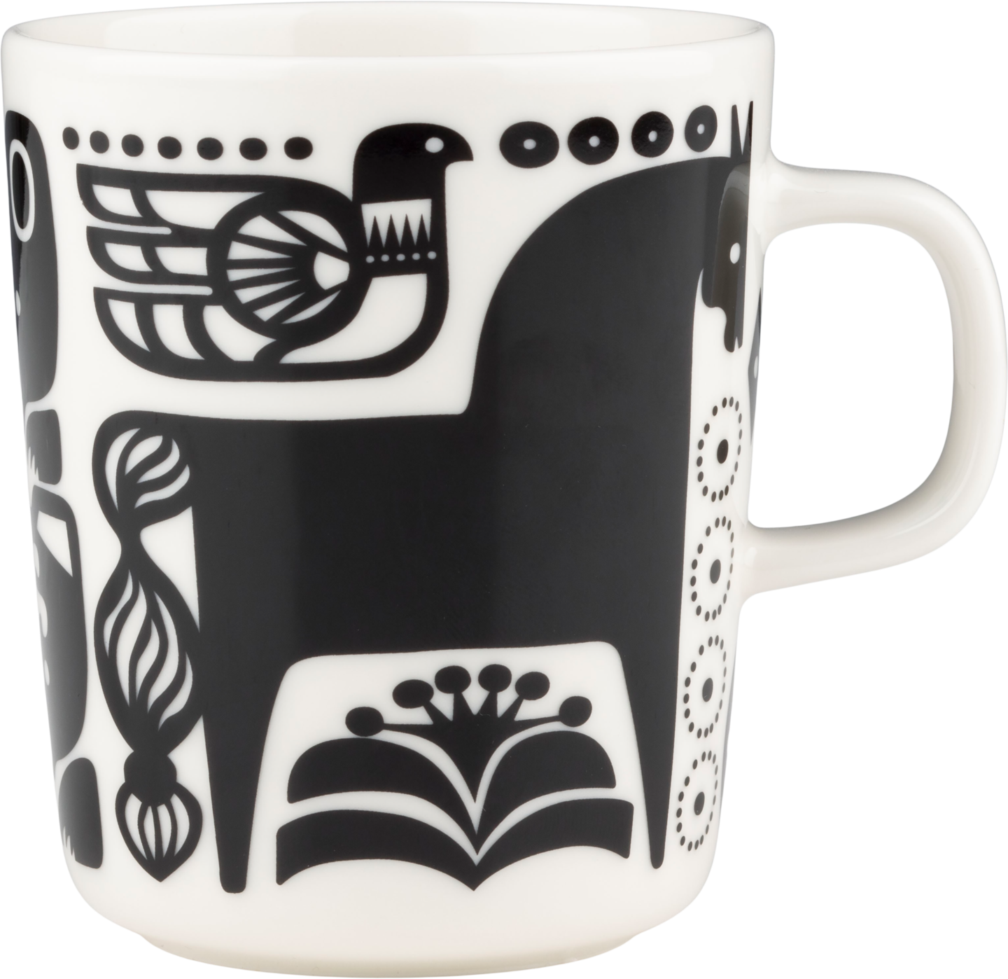 Marimekko Kanteleen kutsu muki 2,5 dl musta