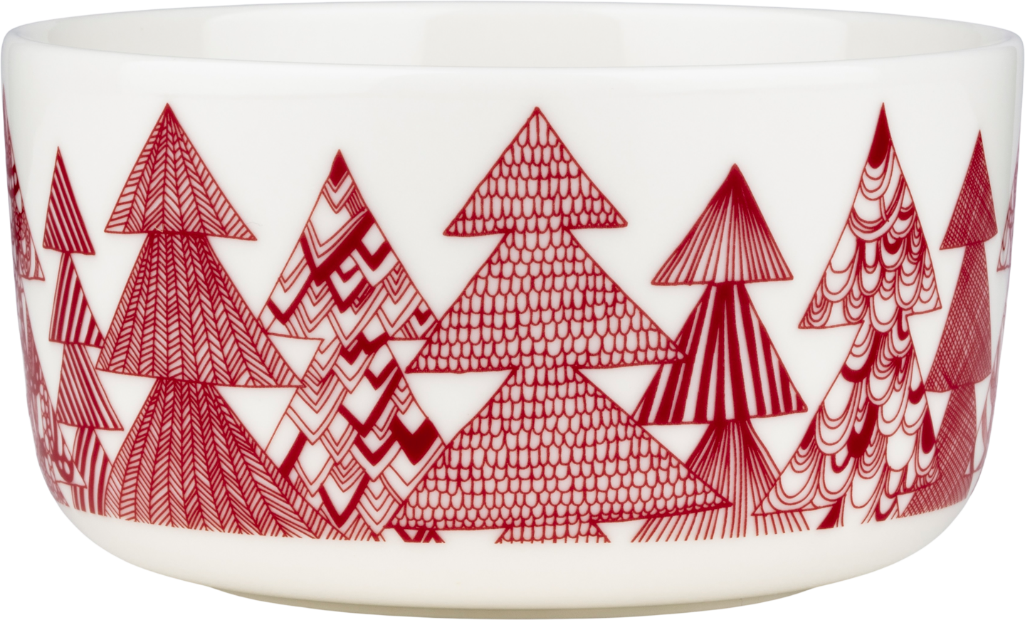 Marimekko Kuusikossa kulho 5 dl valko-punainen