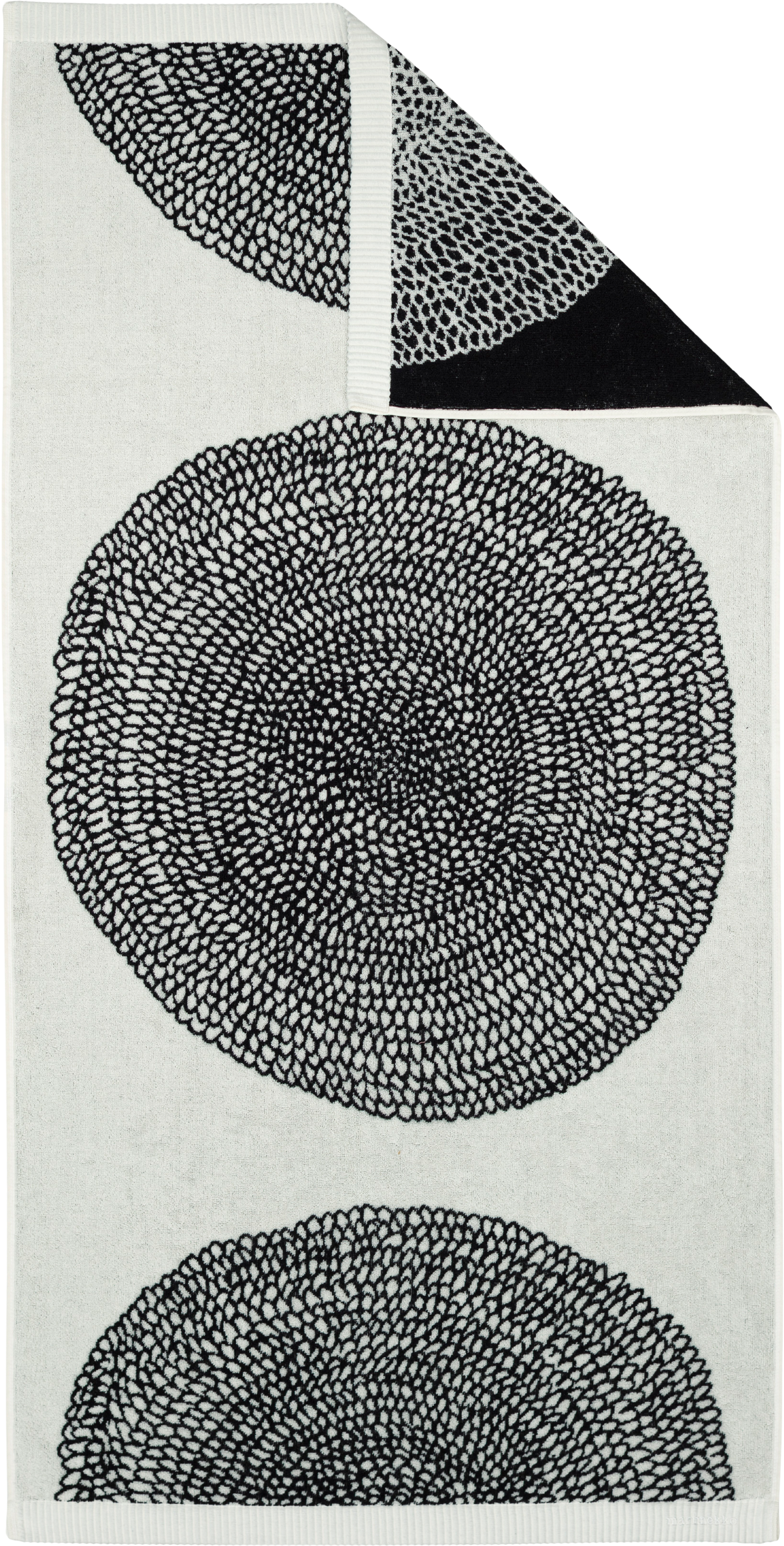 Marimekko Pippurikerä kylpypyyhe 70x140 cm luonnonvalkoinen-musta