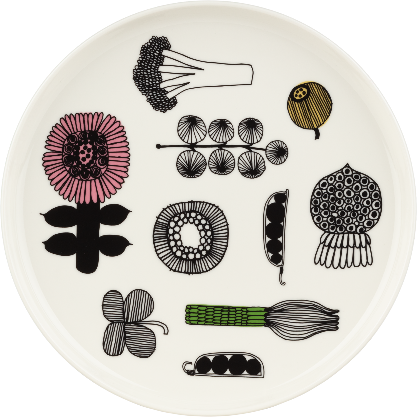 Marimekko Puutarhurin parhaat lautanen 25 cm