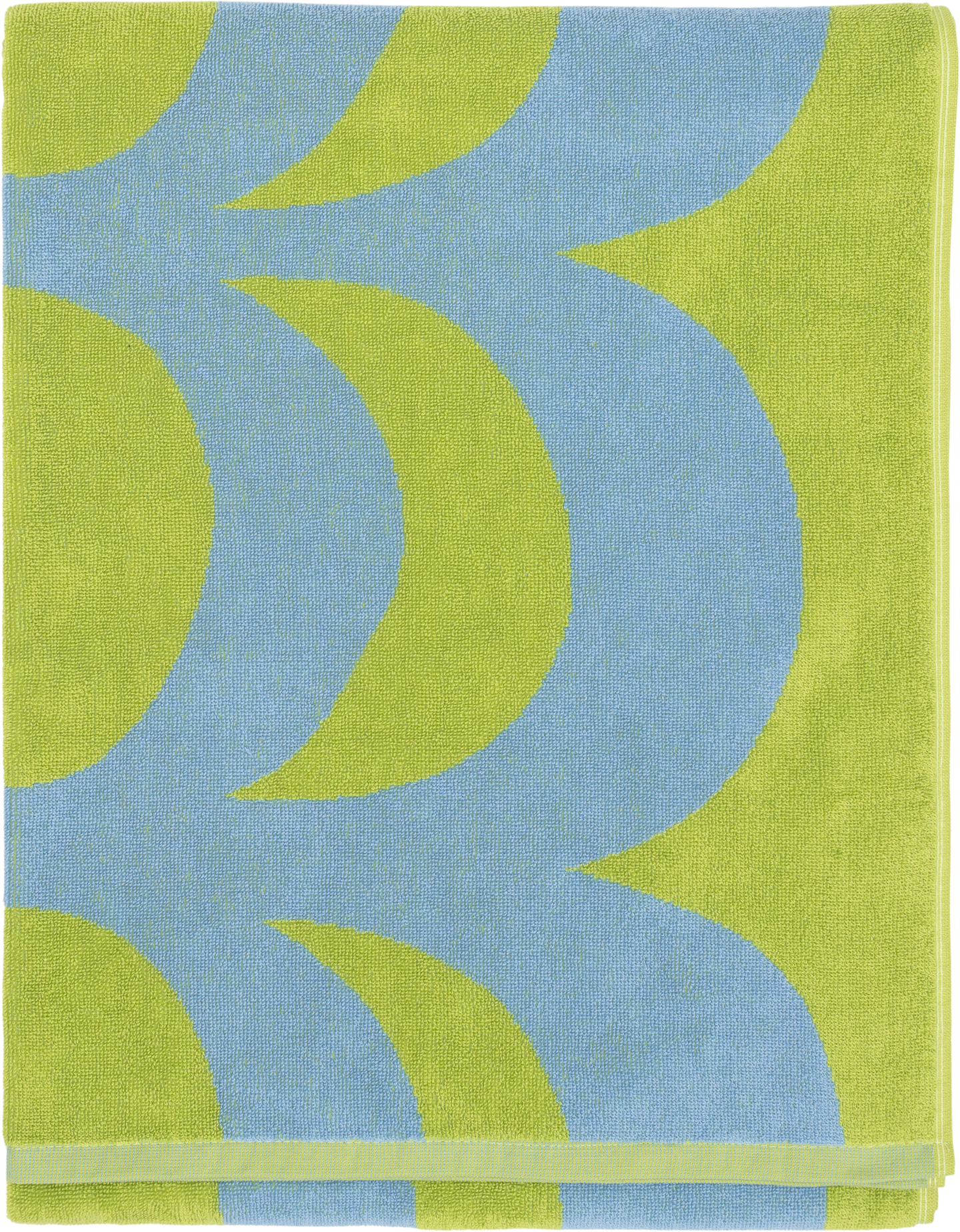 Marimekko Kaivo kylpypyyhe 82x160 cm vihreä-sininen
