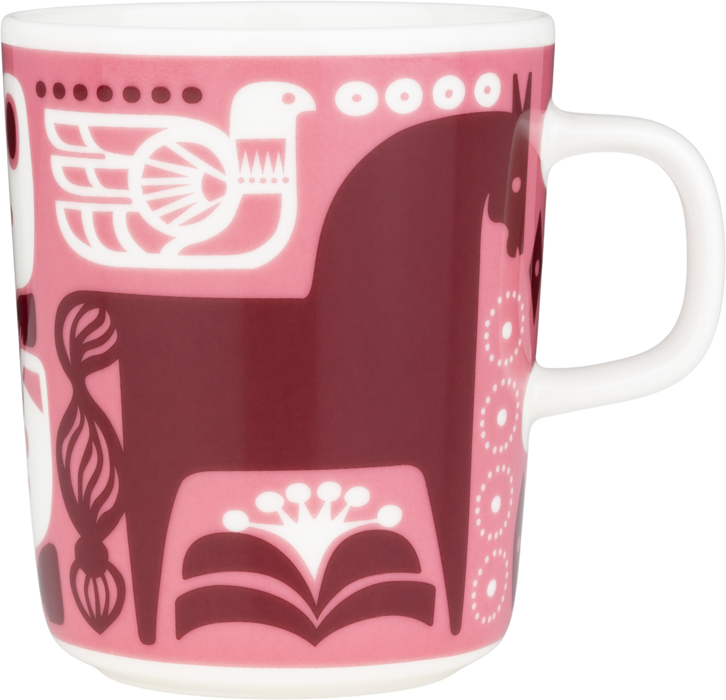 Marimekko Kanteleen kutsu muki 2,5 dl punainen