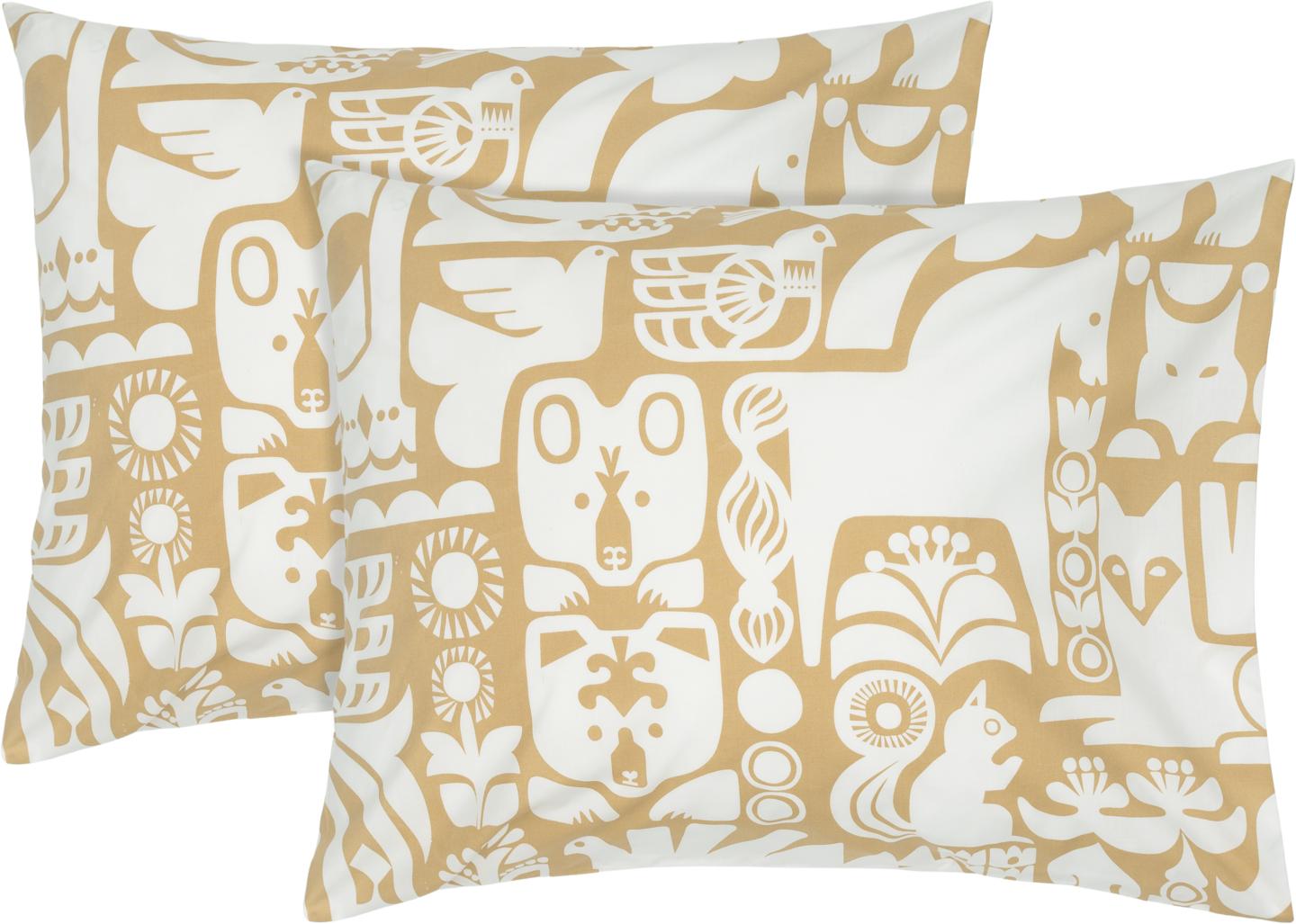 Marimekko Kanteleen kutsu tyynyliinasetti 50x60 cm beige 2 kpl/pakkaus
