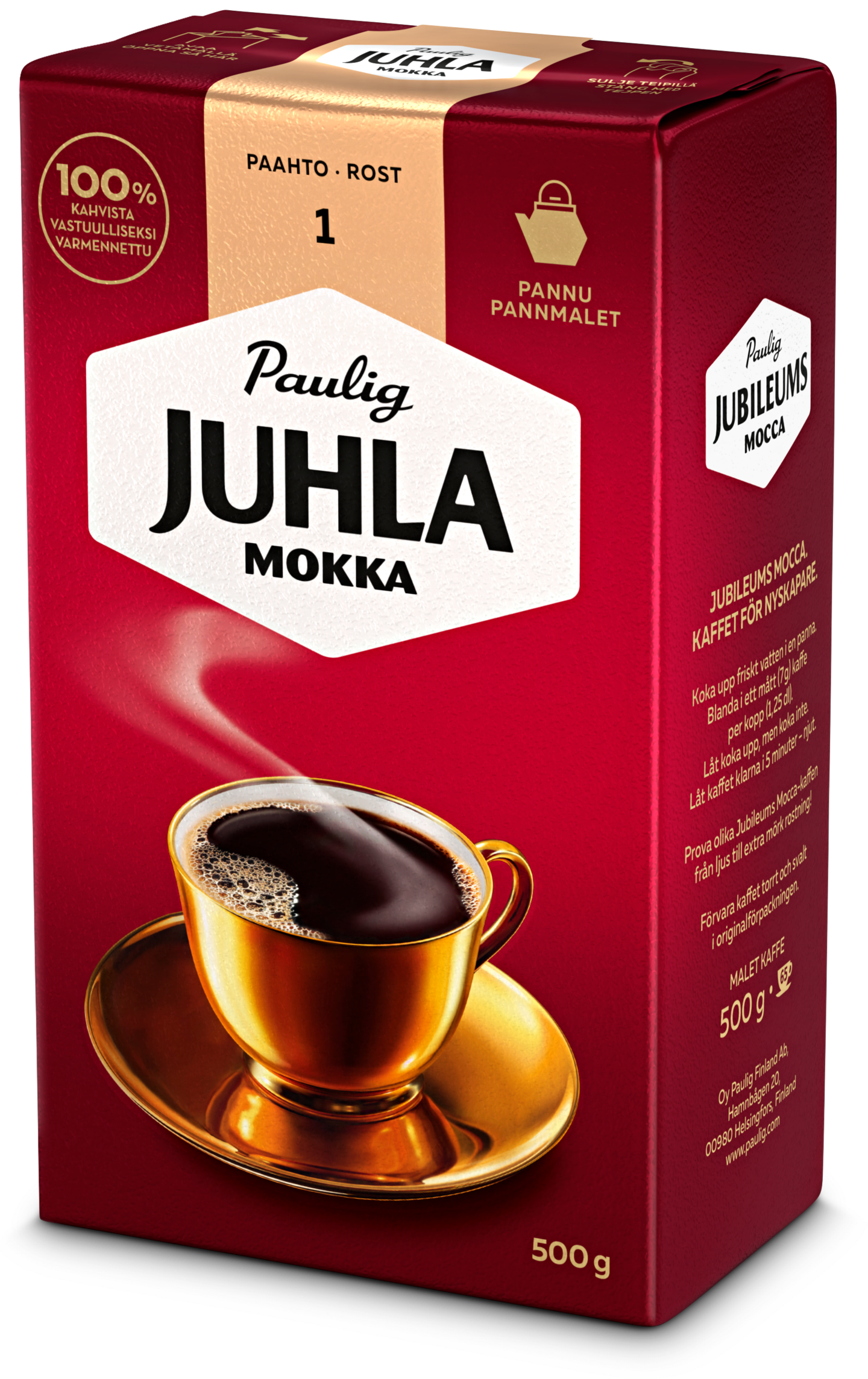 Juhla Mokka kahvi 500g pannujauhettu | K-Ruoka Verkkokauppa