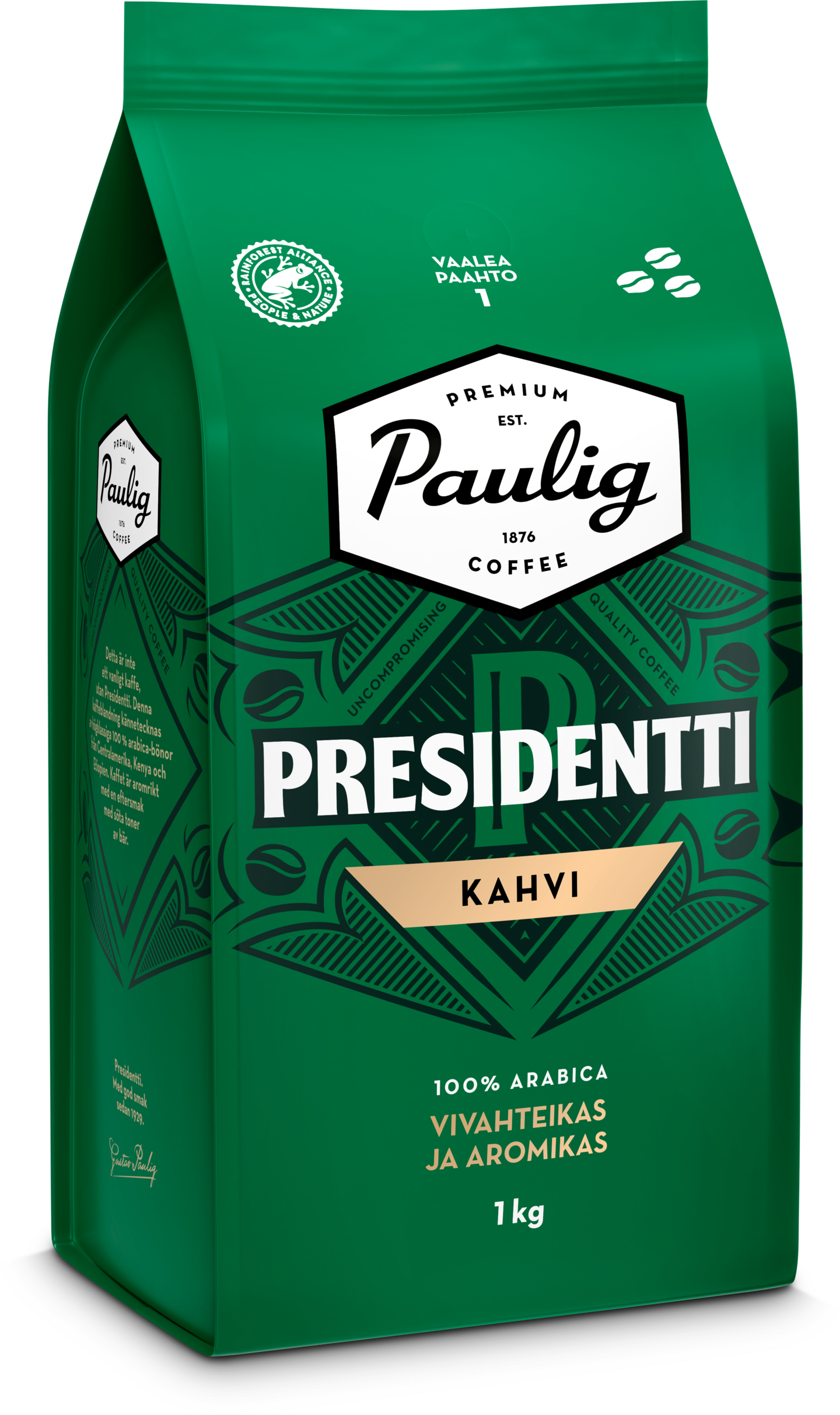 Presidentti kahvi 1kg papu