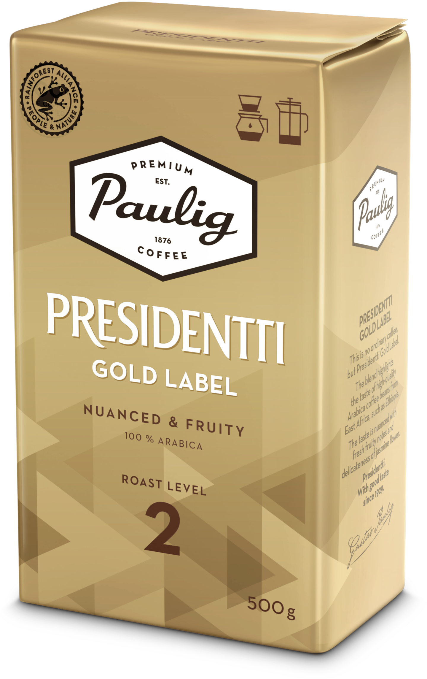 Presidentti kahvi 500g gold label hj
