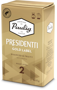 Presidentti kahvi 500g gold label hj