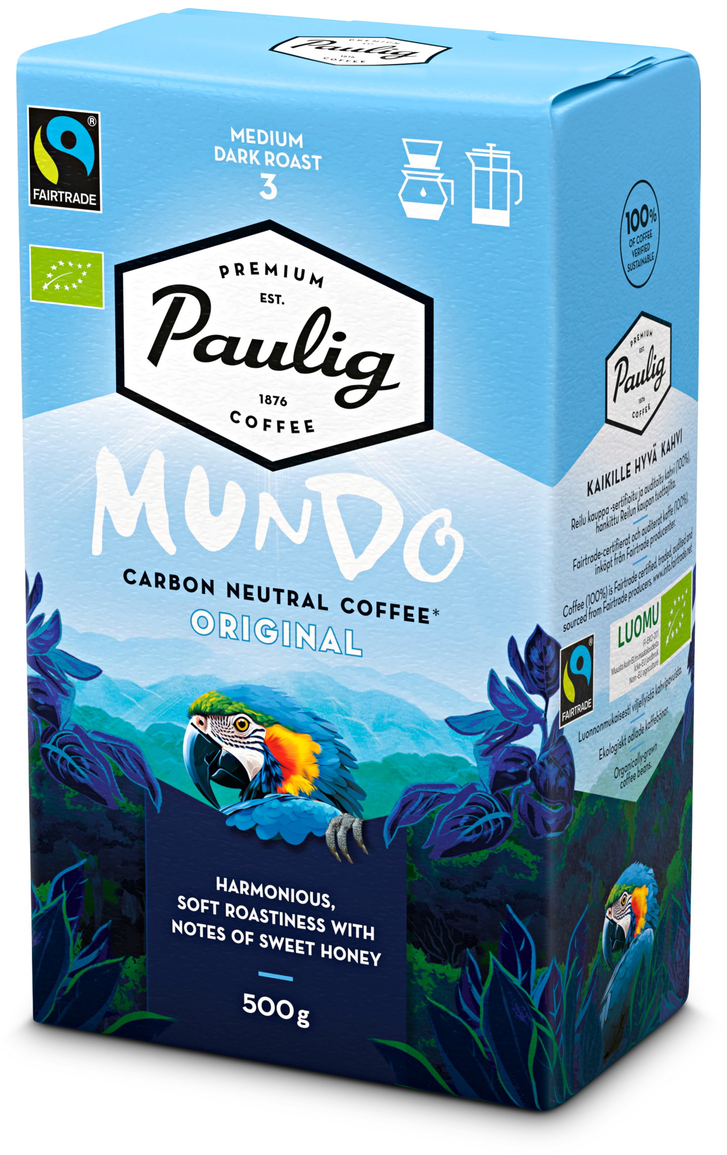 Paulig Mundo 500g hj 1/4LAVA