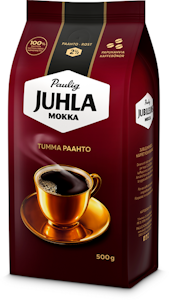 Juhla Mokka Tumma Paahto papukahvi 500g