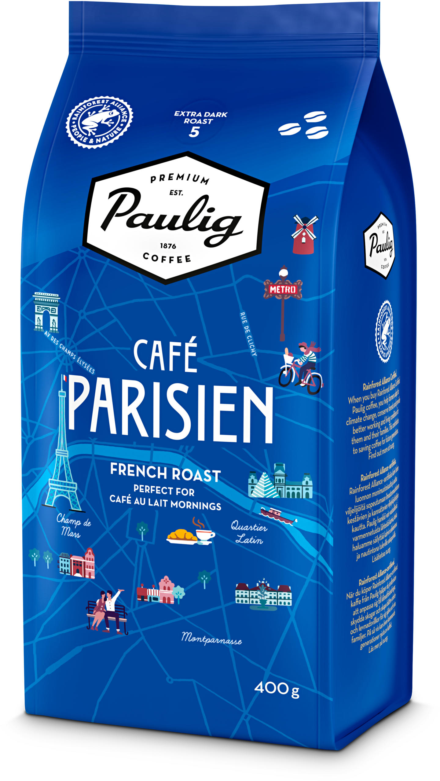 Paulig papukahvi 400g Parisien