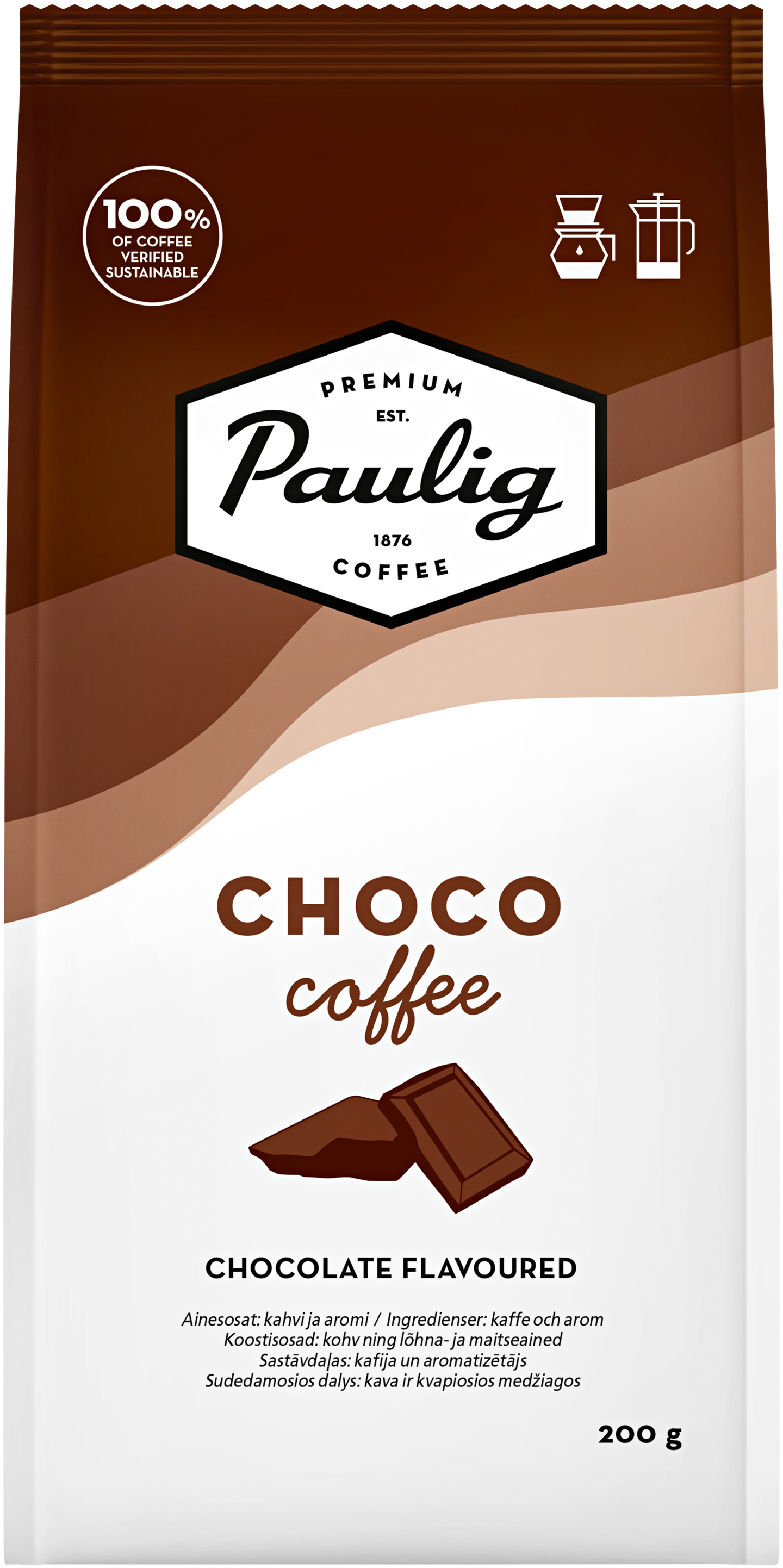 Paulig Choco Coffee 200g kahvi
