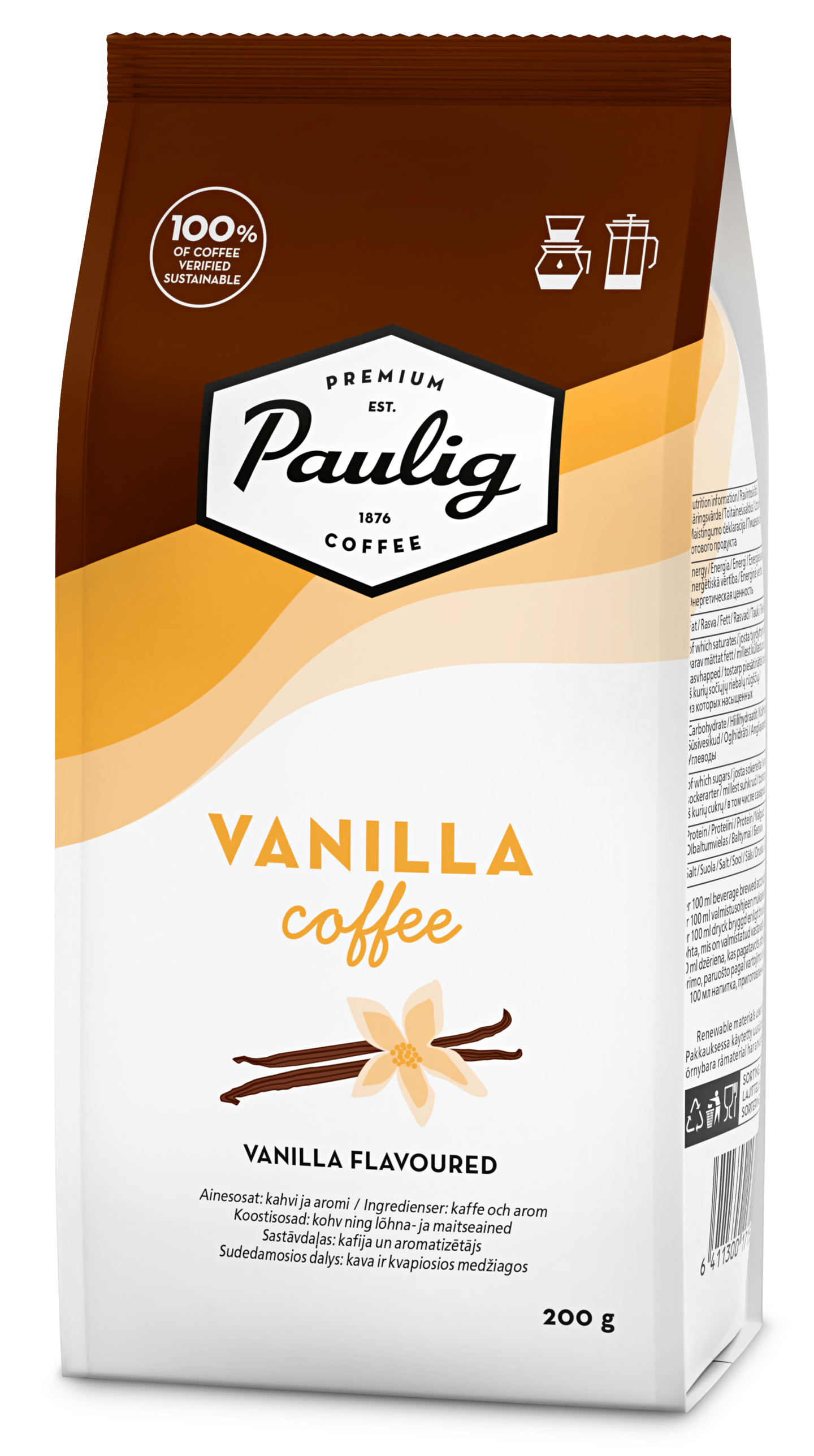 Paulig Vanilla Coffee 200g kahvi