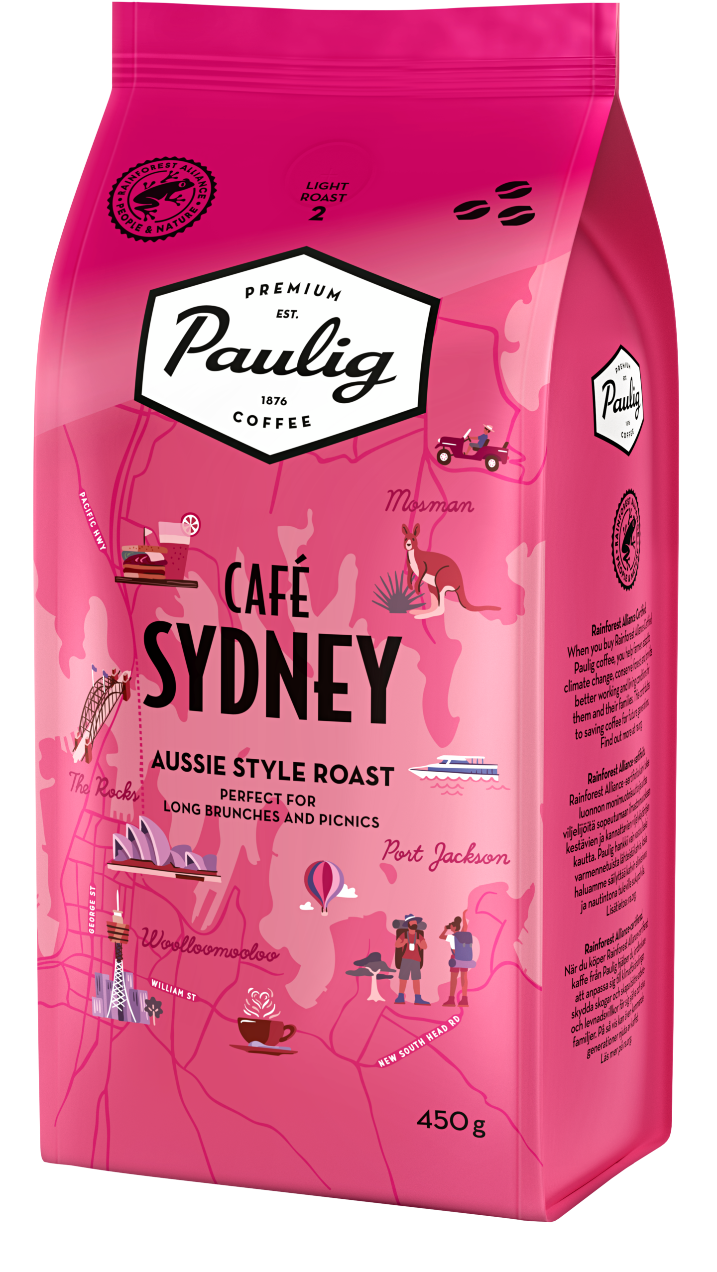 Paulig Cafe Sydney 450g papu