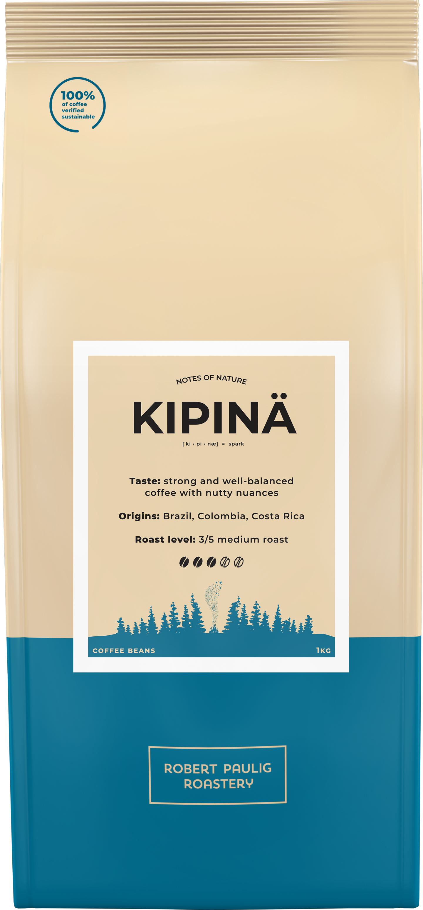 Robert Paulig Roastery Notes of Nature Kipinä 1kg papukahvi