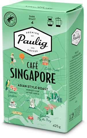 Paulig Cafe Singapore 425 g hienojauhettu kahvi RFA