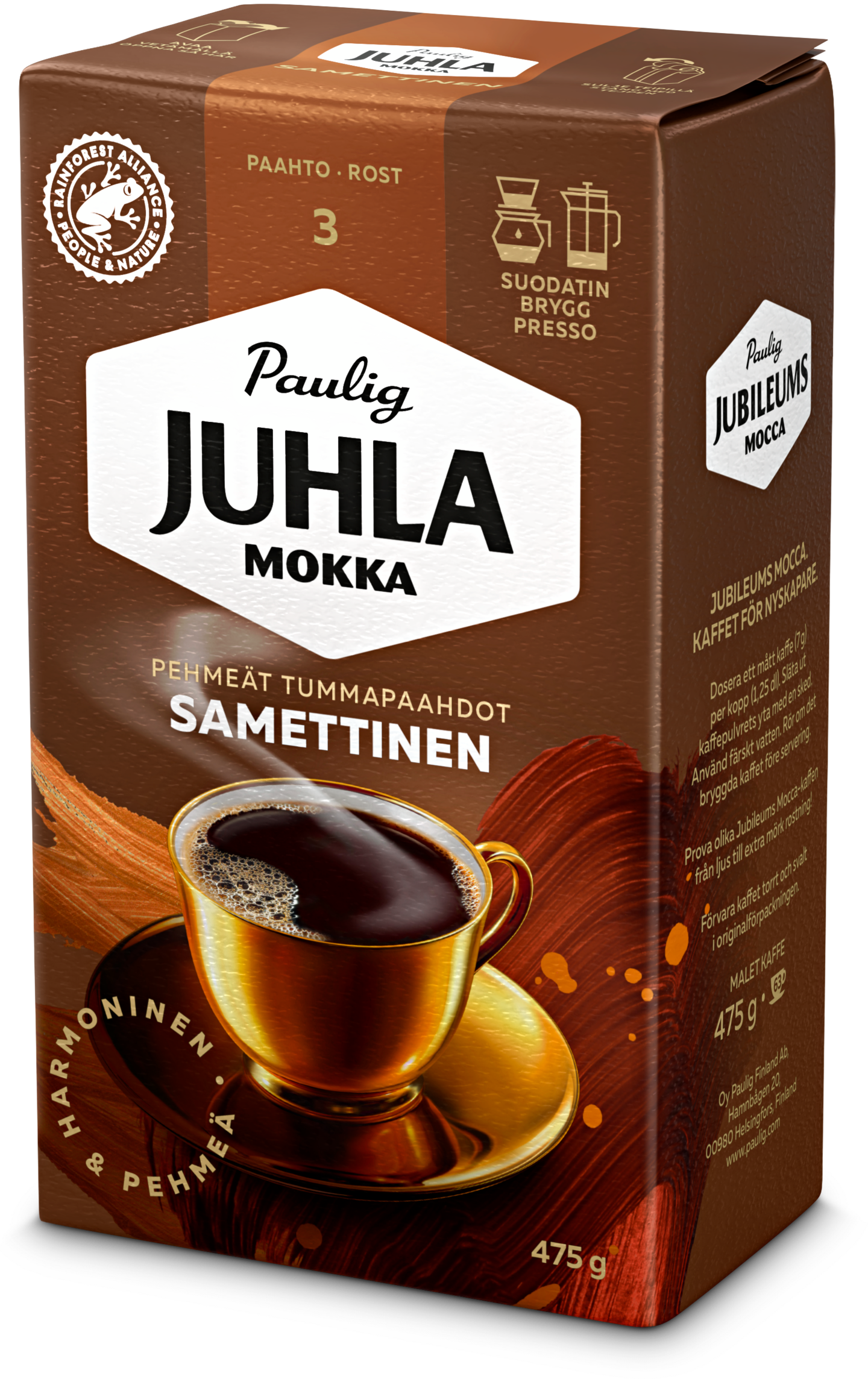 Paulig Juhla Mokka Samettinen kahvi sj 475g