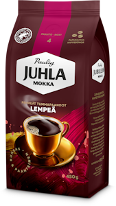 Paulig Juhla Mokka Lempeä kahvipapu 450g