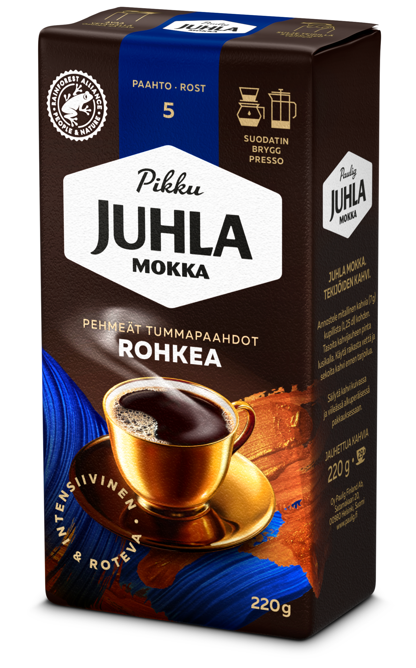 Paulig Juhla Mokka Rohkea kahvi sj 220g