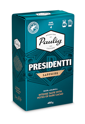 Presidentti Sapphire kahvi suodatinjauhatus 450g RFA