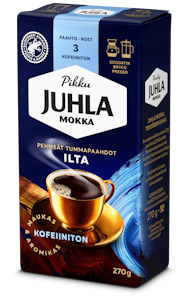 Paulig Juhla Mokka Ilta kofeiiniton 270g suodatinjauhatus