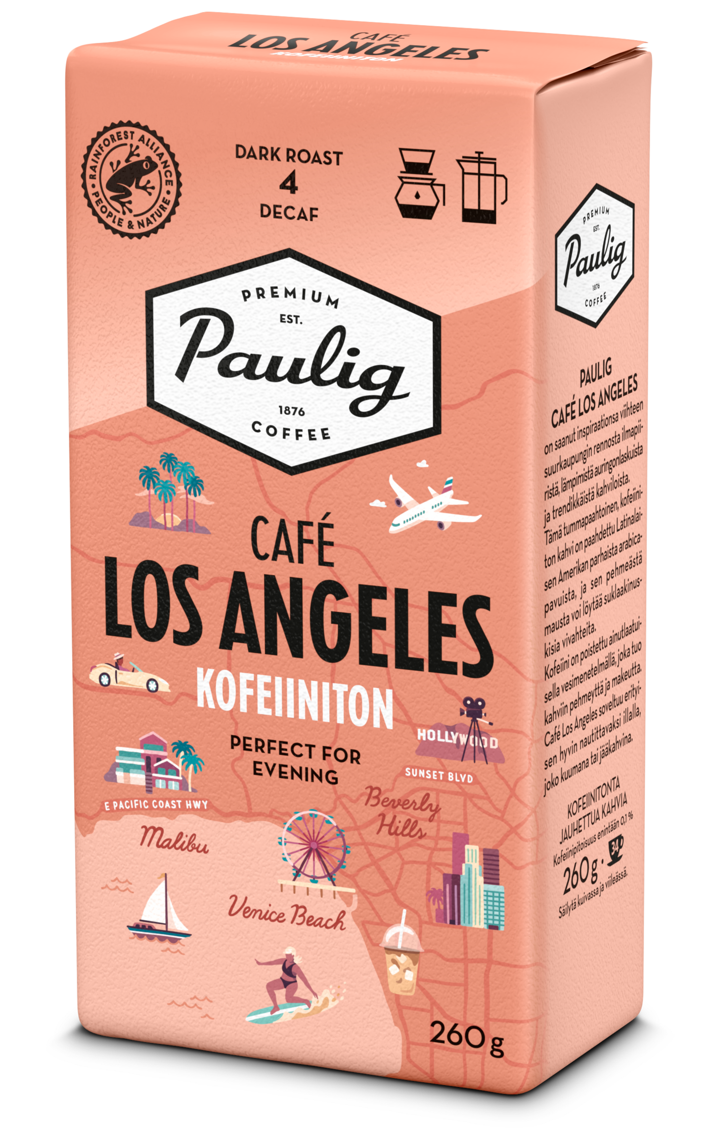 Paulig Café Los Angeles kofton 260g suodatinjauhatus