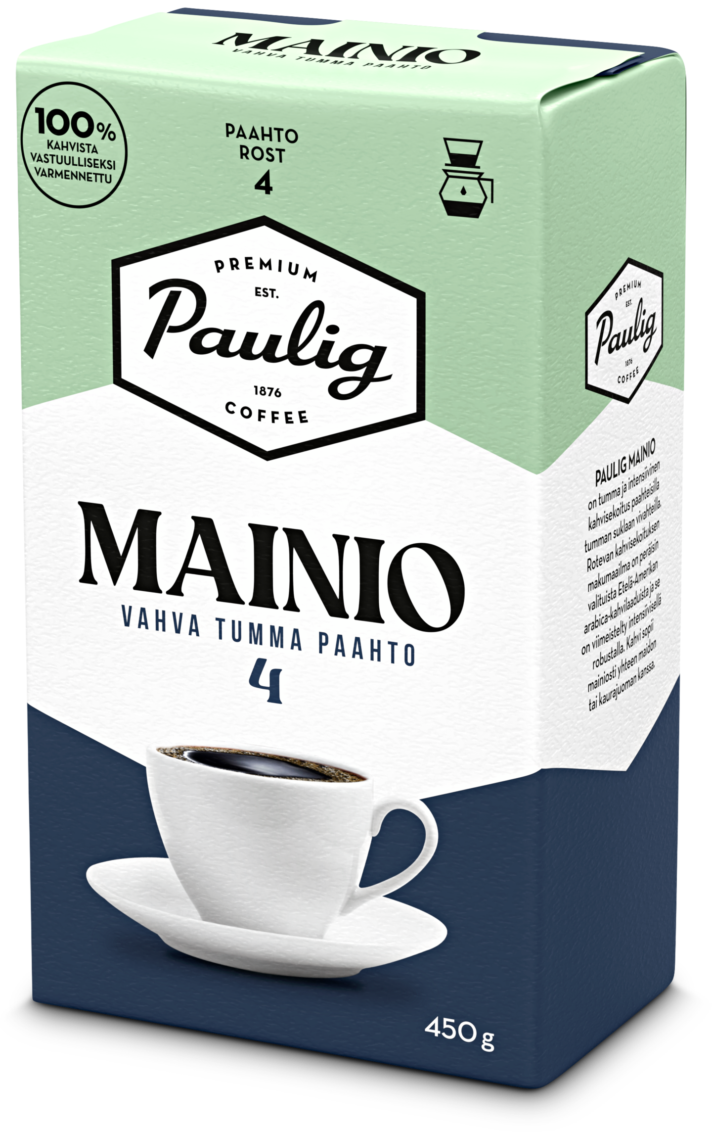Paulig Mainio suodatinjauhettu kahvi 450g