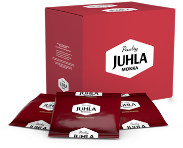 Juhla Mokka Tumma Paahto 18x300g puolikarkeaksi jauhettu kahvi