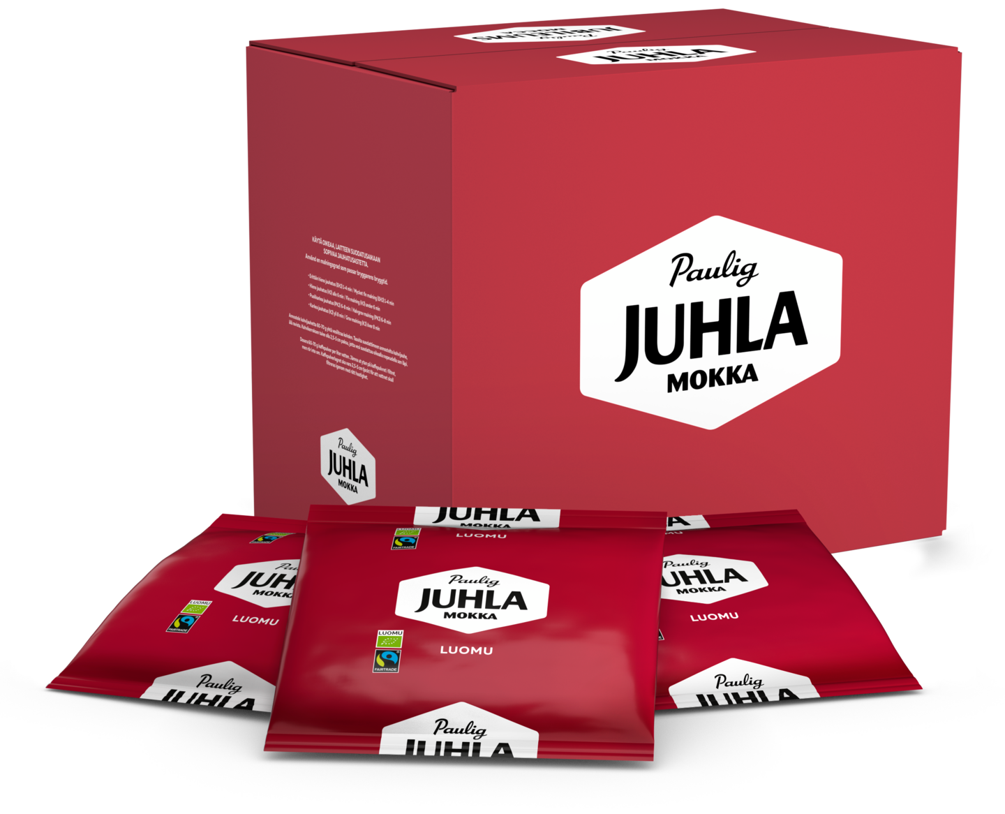 Juhla Mokka Luomu 18x300g puolikarkeaksi jauhettu kahvi Reilu kauppa Luomu