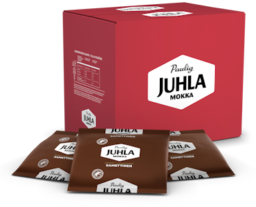 Juhla Mokka samettinen kahvi 18x300g puolikarkeaksi jauhettu RFA