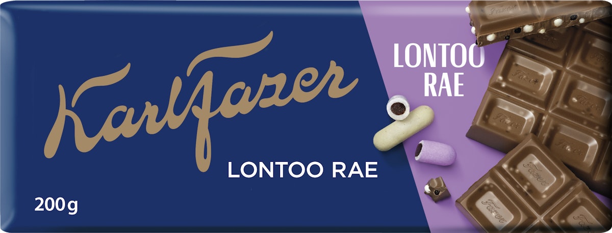 Karl Fazer Lontoo rae maitosuklaalevy 200g | K-Ruoka Verkkokauppa