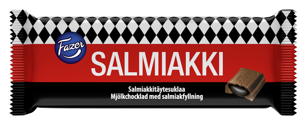 Fazer Salmiakkisuklaa suklaalevy 100g