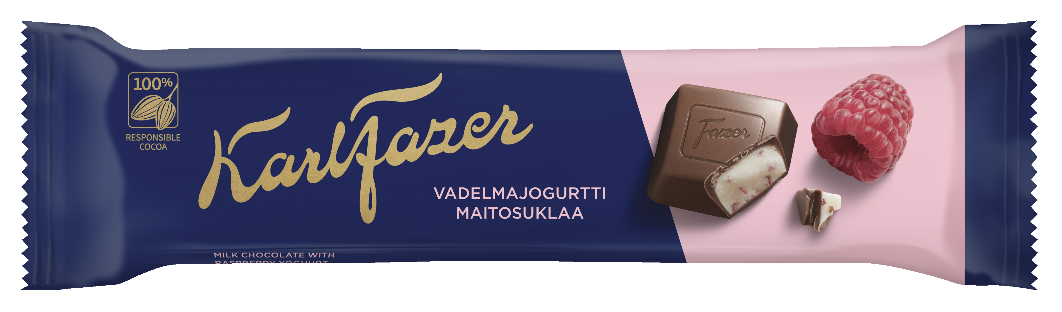 Karl Fazer vadelmajogurtti maitosuklaapatukka 37g