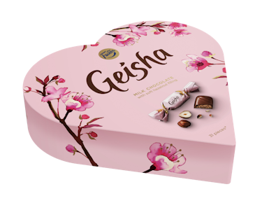 Geisha Sydän rasia 225g