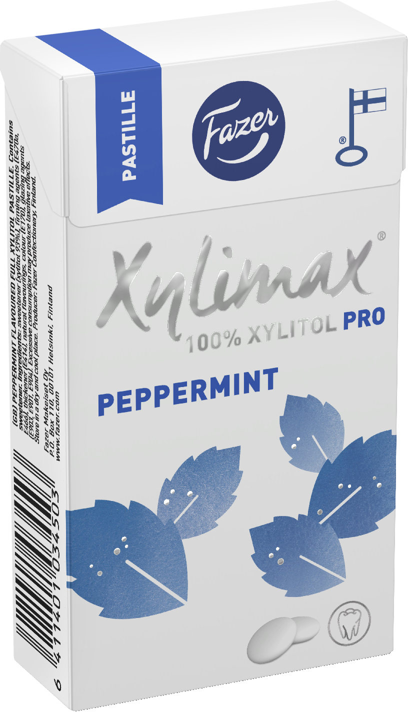 Fazer Xylimax peppermint täysksylitolipastilleja 38g