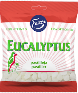 Fazer Eucalyptus kurkkupastilli pussi 200g