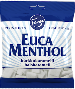 Fazer Eucamenthol kurkkukaramelli pussi 200g