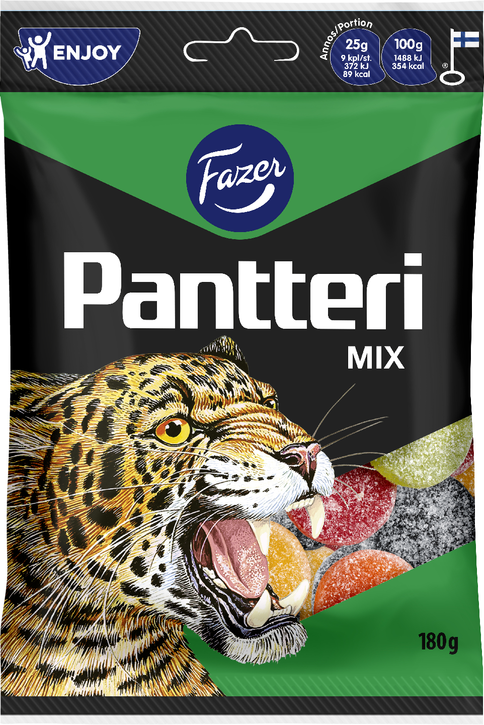 Pantteri mix 180g pussi