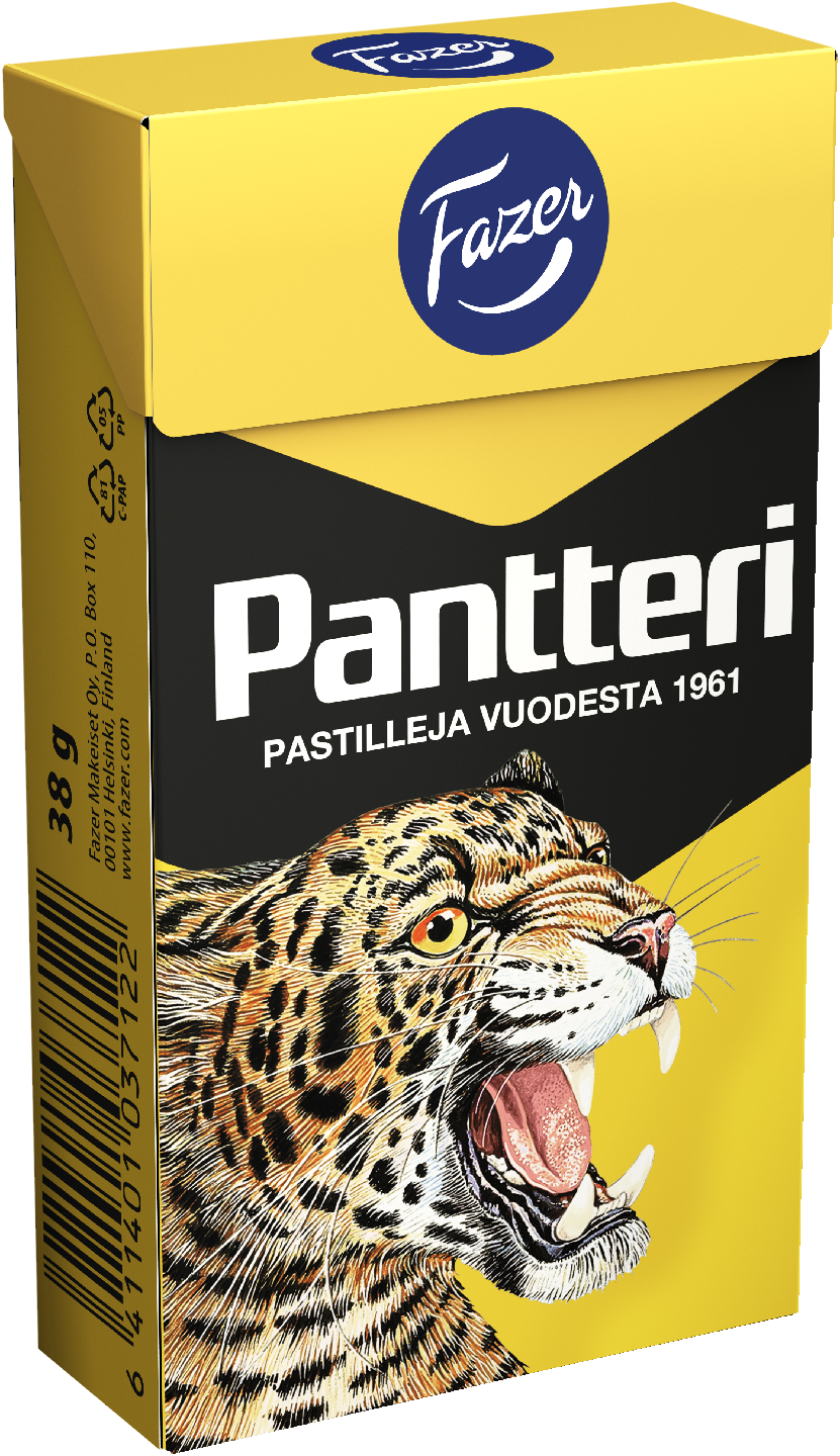 Fazer Pantteri pastilleja 38g