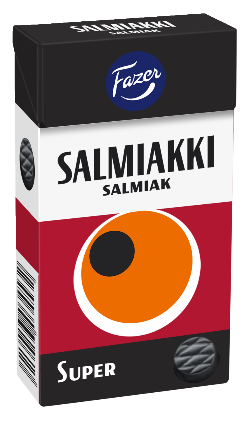 Fazer Super Salmiakki pastilleja 38g