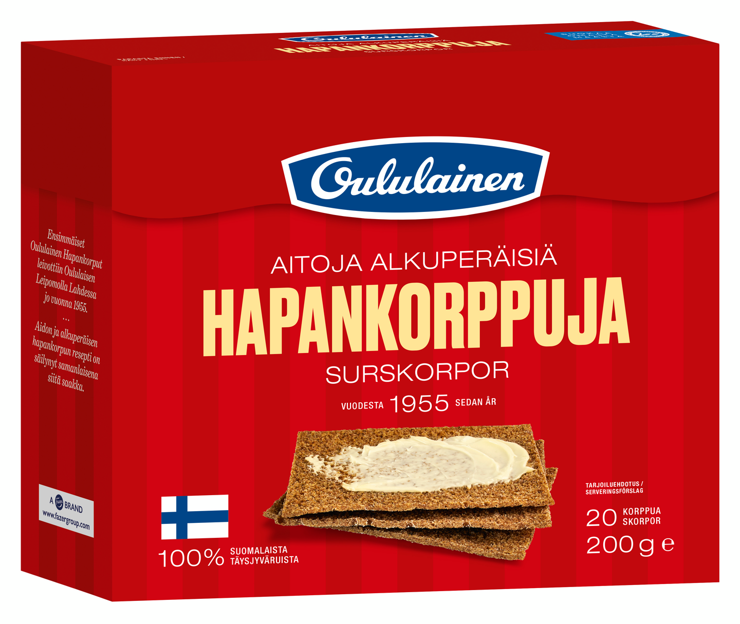 Oululainen Hapankorppu 200 g